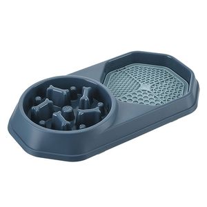 Plato doble alimentación lenta Pet'S Fun