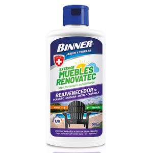 Renovador color muebles exteriores 300 ml Binner