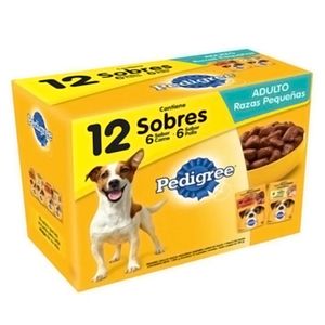 Alimento húmedo para perros adulto sabor pollo/carne x100g Pedigree
