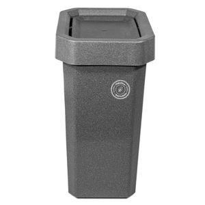 Papelera plástico vaiven gris 10L Estra