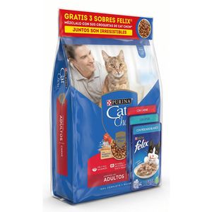 Alimento seco para gatos adulto carne x1755g Cat Chow