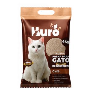 Arena sanitaria para gatos café x4kg Kuro