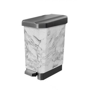 Caneca Estrabins Pedal 10L gris-Iml Marmol