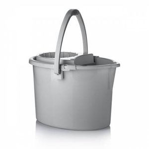Balde Con Escurridor 12L gris Ecológico