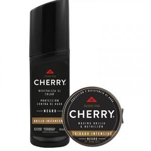 Cherry betún pasta Negro 65gr + pasta negro 12gr Super Oferta