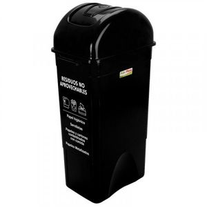 Papelera Vaiven 55 Lts Negra