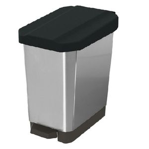 Caneca papelera pedal 5 litros Estrabins negro
