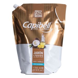 Jabón coco y vainilla x1700ml Capibell