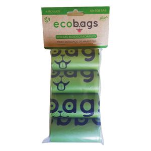 Bolsa ecológica recogedora 4 rollos x60bolsas Jarapets