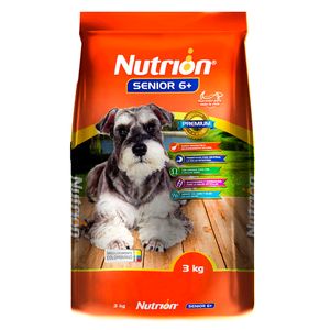 Alimento perros Senior Premium 3 kg Nutrion