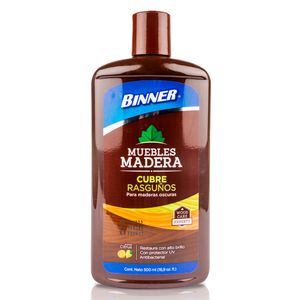 Lustra muebles Cubre Rasguños lima limón x500ml Binner