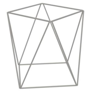 Comedero geométrico grande 31.3x31.3x26.5cm gris Rejiplas