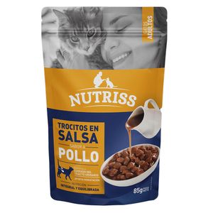 Alimento húmedo para gato sabor Pollo 85 g Nutriss