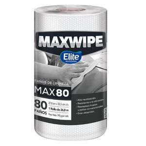 Rollo Wipes de limpieza Max80 blanco 80 paños Elite Professional