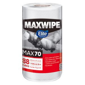 Rollo Wipes de limpieza Max88 blanco 88 paños Elite Professional