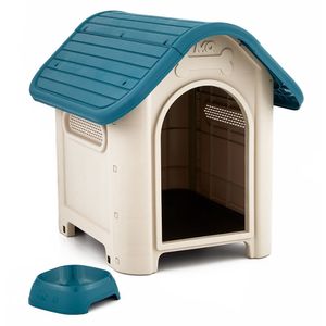 Casa mascota 66x60x74.5 cm turquesa Plasticos MQ