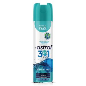 Desinfectante ambientador aerosol Duo Frescura azul 720 ml Astral