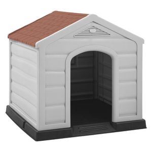 Casa para mascotas Techo terracota 92x90x89 cm Rimax