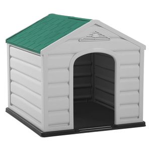 Casa para mascotas Techo verde 68x61x58.5 cm Rimax