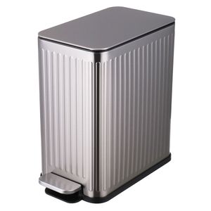 Basurero Vintage vertical plata 10L M+Design
