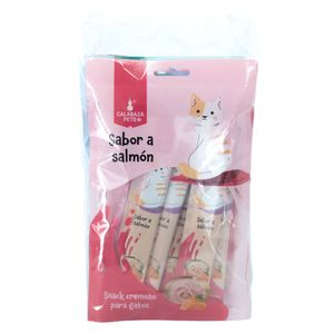 Snack para gatos todas las etapas cremoso 7 sobres de 15 g Calabaza Pets