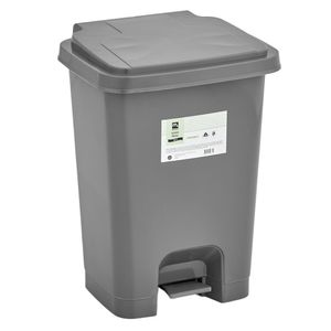 Basurero pedal frontal gris 25L M+Design