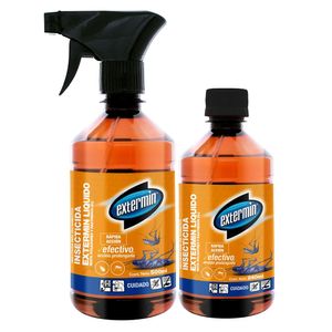 Insecticida liquido multiuso 500 ml + repuesto 240 ml Extermin
