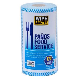 Rollo paño limpieza 26x23 cm 174 un. Wipe Master