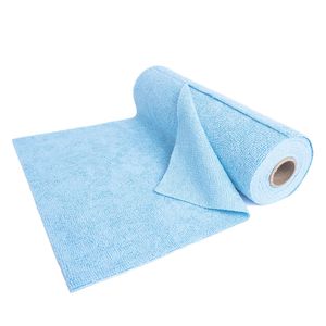 Rollo paño limpieza microfibra 30x30 cm azul Stilobasic