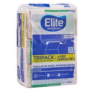 Toalla papel interfoliada natural 450un Elite Professional