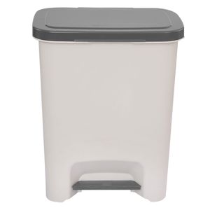 Basurero pedal plástico 45L Cotidiana